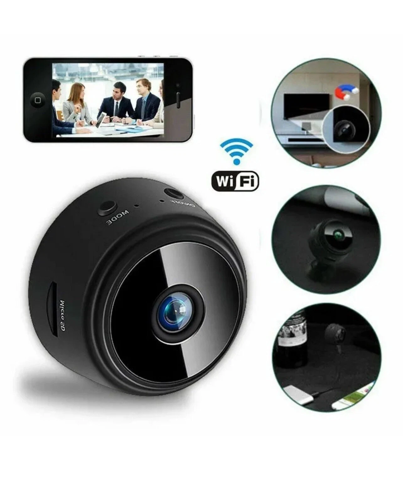 A9 Mini Camera Wifi 1080P HD IP Camera Magnetic Wireless Night Vision Security